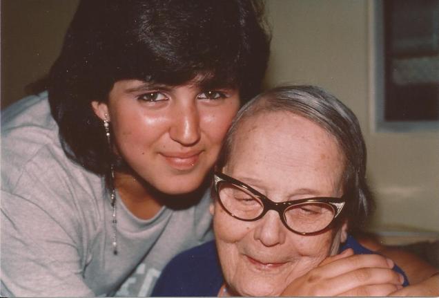I was about 15 in this picture. Abuelita = unconditional love